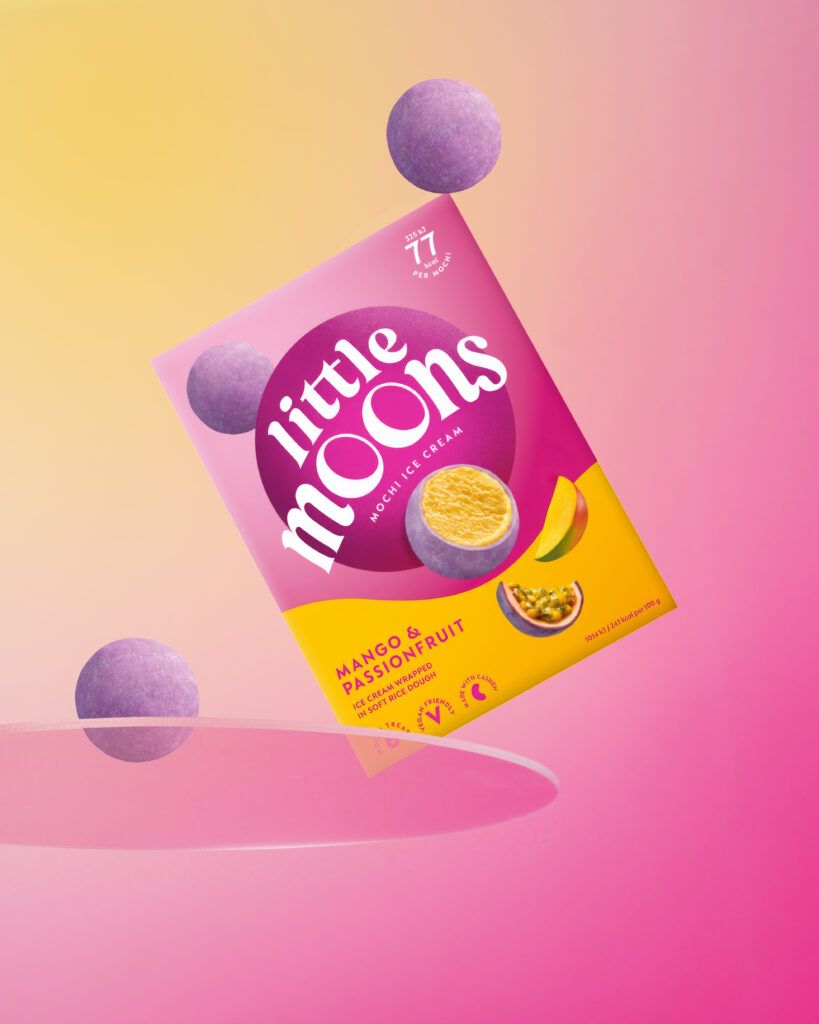 Little Moons Mochi Ice Cream Passionfruit & Mango, 192 ml